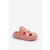 Detské nazouváky Penové tmavo růžová lucas / M385 PINK (Veľkosť 25)