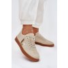Dámské Sneakersy Eko z velúruové Béžové Micca (Veľkosť 36)