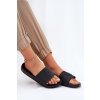 Lehké Dámské papuče S Dekorativním Vzorem Černé Isarisa (Veľkosť 36)