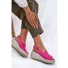 Dámské Sandály Z Přírodní Kůže Na Klínu Fuchsie Artiker 54C0789 (Veľkosť 41)