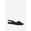 Dámske Sandále na ploché podešvi čierne weanise / 25SD35-8782 BLACK (Veľkosť 36)
