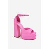 Dámské Sandály Na Podpatku A Platformě Růžové Beloria (Veľkosť 35)