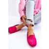 Ružové dámske mokasíny z EKO semišu, kód: 20PB26-2190 FUCHSIA