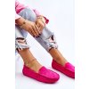Ružové dámske mokasíny z EKO semišu, kód: 20PB26-2190 FUCHSIA