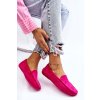 Ružové dámske mokasíny z EKO semišu, kód: 20PB26-2190 FUCHSIA
