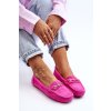 Dámske klasické semišové mokasíny ružové corinell / FT247 FUXIA (Veľkosť 36)
