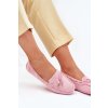 Dámské semišové mokasíny jasnorůžové Si Passione (Veľkosť 37)