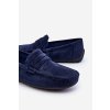 Mužské semišové mokasíny tmavě modré Wesley (Veľkosť 44)