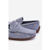 Mužské semišové mokasíny tmavě modré Wesley (Veľkosť 41)