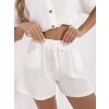 Dámske Šortky farba Biela kód MO-SN-ST108.12