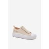 Dámske tenisky na platforme béžove lee cooper lcw-24-44-2464l / LCW-24-44-2464L BEIGE (Veľkosť 36)