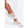 Dámske tenisky na platforme béžove lee cooper lcw-24-44-2464l / LCW-24-44-2464L BEIGE (Veľkosť 36)