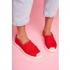 Dámské Espadrilky Červené Flaure (Veľkosť 36)