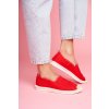 Dámské Espadrilky Červené Flaure (Veľkosť 36)