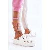 Dámská pěnová platforma Crocs Bíle Beckett (Veľkosť 38.5)