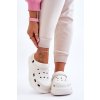 Dámská pěnová platforma Crocs Bíle Beckett (Veľkosť 38.5)