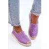 Dámské Espadrilky fialove Flaure (Veľkosť 38)