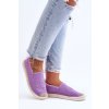 Dámské Espadrilky fialove Flaure (Veľkosť 38)