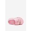 Detské Dievčenské papuče Penové s mašľou a ozdobami ružové selvana / M571A/B PINK (Veľkosť 24/25)
