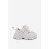 športové členkové topánky sneakers Detské biele tilvianea / 1668-2C/3C WHITE (Veľkosť 25)