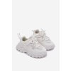 športové členkové topánky sneakers Detské biele tilvianea / 1668-2C/3C WHITE (Veľkosť 25)