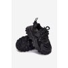Detské športové tenisky čierne tilvianea / 1668-2A/3A BLACK (Veľkosť 25)