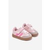 Sportovní Boty Sneakers Dětské Na Suchý Zip Růžové Adelina (Veľkosť 32)