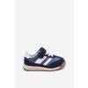 Detské tenisky športové členkové topánky na suchý zips tmavo modré viona / 1663-1B/2B/3B BLUE (Veľkosť 21)