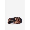 Dievčenské Sandále gladiátoři so zlatým detalem leopardí vzor vesira / 364-2D/3D LEOPARD (Veľkosť 25)