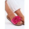 Dámské papuče Na Korek Podesvěd S Květinami Fuchsie Ferenza (Veľkosť 36)