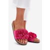 Dámské papuče Na Korek Podesvěd S Květinami Fuchsie Ferenza (Veľkosť 36)