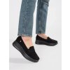 Čierne dámske mokasíny na platforme Goodin kod CCC -1- GD-FL704A-B (Veľkosť 36)