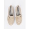 Béžové dámske mokasíny na platforme Goodin kod CCC -1- GD-LX1037BE (Veľkosť 36)