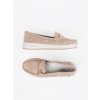 Béžové dámske mokasíny na platforme Goodin kod CCC -1- GD-LX1048APR (Veľkosť 36)