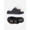 Čierne dámske šľapky na platforme Seastar kod CCC -1- BG193P-B (Veľkosť 37)