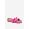 Dámské papuče Na Platformě Se Zlatou Sponou Fuchsie Selira (Veľkosť 36)