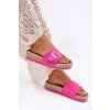 Dámské papuče Na Platformě Se Zlatou Sponou Fuchsie Selira (Veľkosť 36)