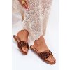 Dámské sandály na plochém podpatku s mašlí Camel Avenza (Veľkosť 36)