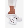 Dámske Penové papuče na masívnou podešvi big star rr274a119 biele / (Veľkosť 36)