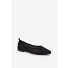 Baleríny z ekosemišu se zapínáním na přezku čierne anlofi / ZA42P BLACK (Veľkosť 36)