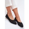 Baleríny z ekosemišu se zapínáním na přezku čierne anlofi / ZA42P BLACK (Veľkosť 36)