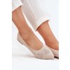 Materiálové Dámske baletky béžove zelira / ZA45P BEIGE (Veľkosť 37)