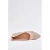 Materiálové Dámske baletky béžove zelira / ZA45P BEIGE (Veľkosť 37)