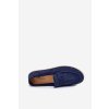 Pánské mokasíny s pletením tmavě modré Fiamar (Veľkosť 44)