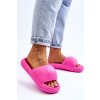 Dámske ľahké Penové papuče na platforme fuchsie milton / CK258 FUCHSIA (Veľkosť 36)