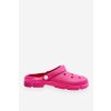 Dámske gumové crocs fuchsie rabios / BL22-61 FUCHSIA (Veľkosť 36.5)