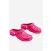 Dámske gumové crocs fuchsie rabios / BL22-61 FUCHSIA (Veľkosť 36.5)