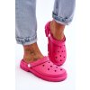 Dámske gumové crocs fuchsie rabios / BL22-61 FUCHSIA (Veľkosť 36.5)