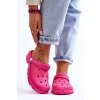 Dámske gumové crocs fuchsie rabios / BL22-61 FUCHSIA (Veľkosť 36.5)
