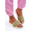 Dámske športové papuče zelené sunrise / SD5347 GREEN (Veľkosť 36)